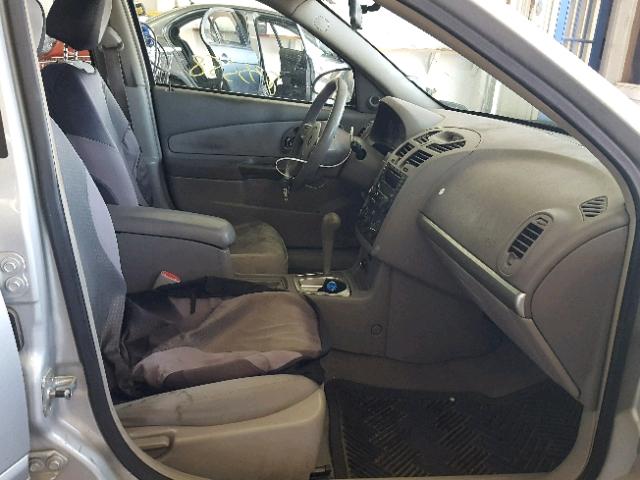 1G1ZT528X5F280411 - 2005 CHEVROLET MALIBU LS ვერცხლისფერი ფოტო 5