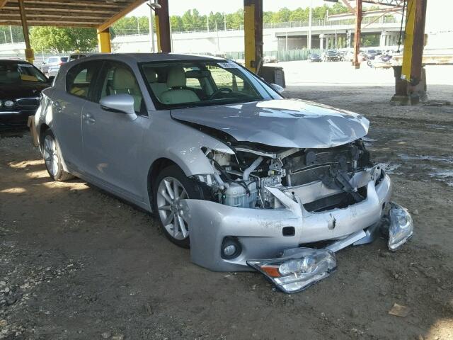 JTHKD5BH7B2032155 - 2011 LEXUS CT 200 SILVER photo 1