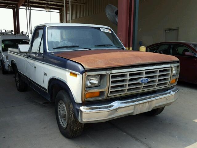 1FTDF15F0CPA01860 - 1982 FORD F150 BLUE photo 1