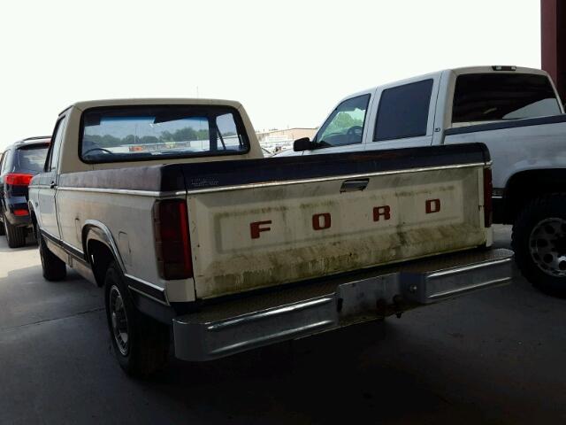 1FTDF15F0CPA01860 - 1982 FORD F150 BLUE photo 3