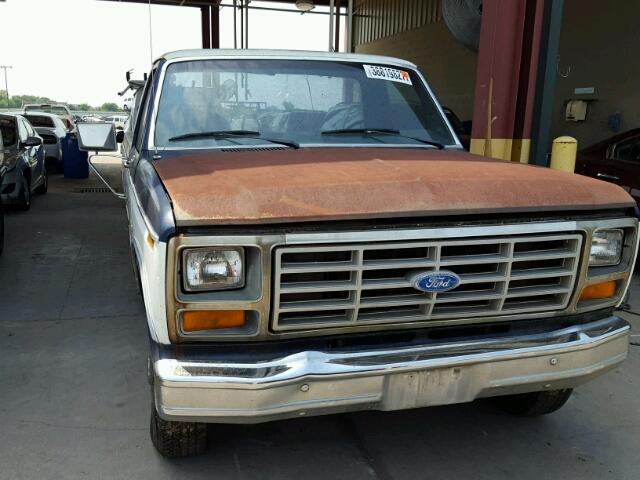 1FTDF15F0CPA01860 - 1982 FORD F150 BLUE photo 9