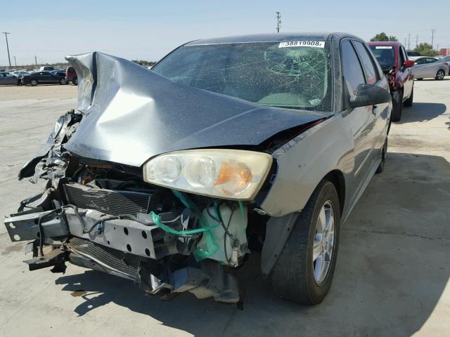 1G1ZT62835F213980 - 2005 CHEVROLET MALIBU MAX ნაცრისფერი ფოტო 2