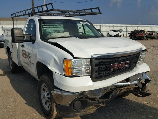 1GD322CG0EF150735 - 2014 GMC SIERRA K35 WHITE photo 1