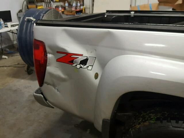 1GCHTDFE6B8110253 - 2011 CHEVROLET COLORADO L SILVER photo 9