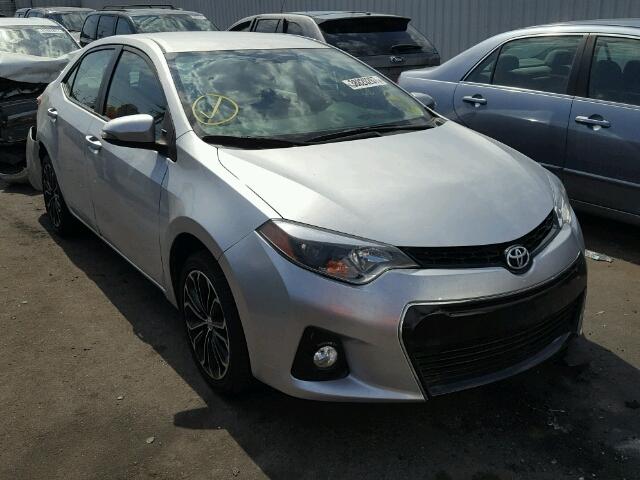 5YFBURHE3FP294560 - 2015 TOYOTA COROLLA L SILVER photo 1