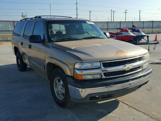 3GNEC16TX1G222408 - 2001 CHEVROLET SUBURBAN C GOLD photo 1