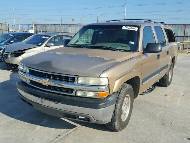 3GNEC16TX1G222408 - 2001 CHEVROLET SUBURBAN C GOLD photo 2