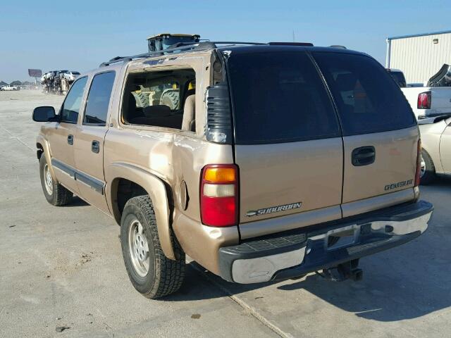 3GNEC16TX1G222408 - 2001 CHEVROLET SUBURBAN C GOLD photo 3