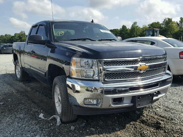 1GCRKSE76DZ189354 - 2013 CHEVROLET SILVERADO BLACK photo 1