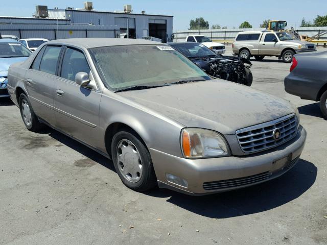 1G6KE57Y7YU163223 - 2000 CADILLAC DEVILLE DH GOLD photo 1