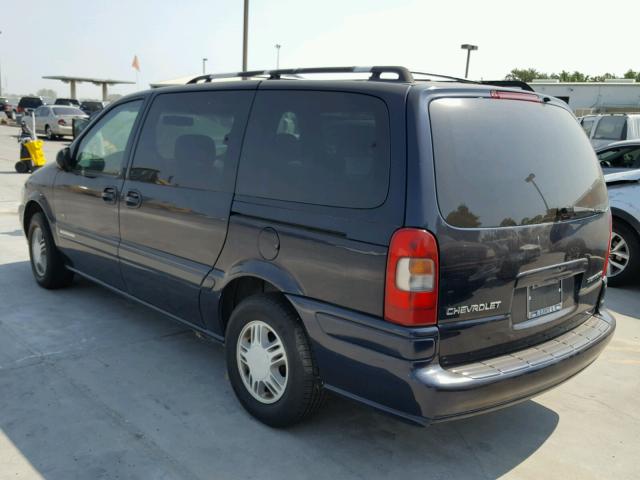 1GNDX13E5YD250517 - 2000 CHEVROLET VENTURE LU BLUE photo 3