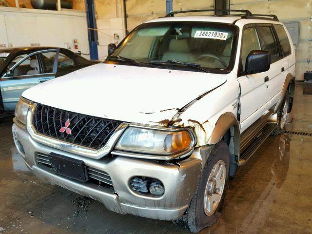 JA4LS31H0YP044607 - 2000 MITSUBISHI MONTERO SP WHITE photo 2