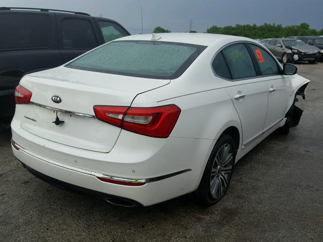 KNALN4D7XF5182585 - 2015 KIA CADENZA PR WHITE photo 4