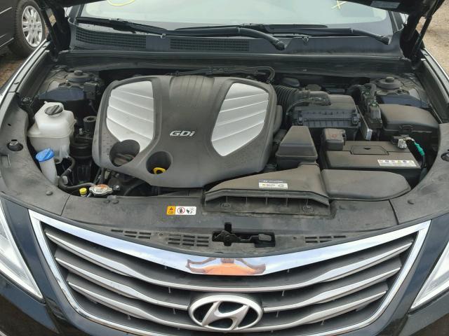 KMHFG4JG0GA526041 - 2016 HYUNDAI AZERA BLACK photo 7