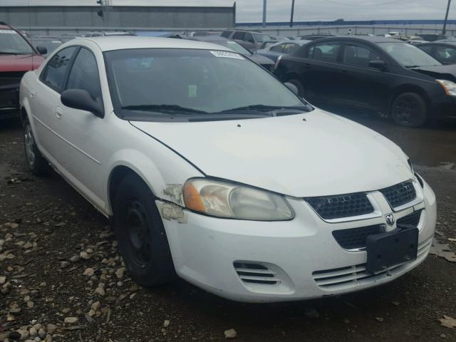 1B3EL46T66N209892 - 2006 DODGE STRATUS SX WHITE photo 1