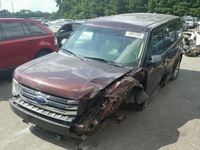 2FMDK51C79BA57885 - 2009 FORD FLEX SE BURGUNDY photo 2