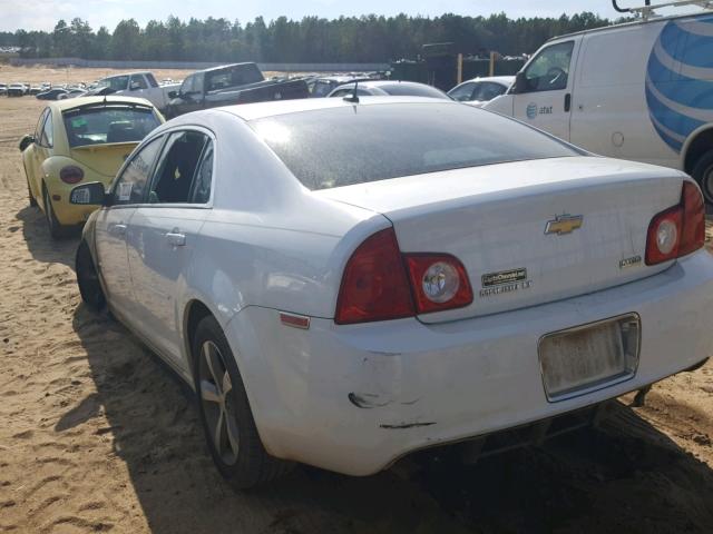 1G1ZC5EU1BF116792 - 2011 CHEVROLET MALIBU 1LT WHITE photo 3