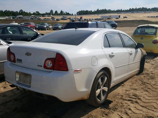 1G1ZC5EU1BF116792 - 2011 CHEVROLET MALIBU 1LT WHITE photo 4