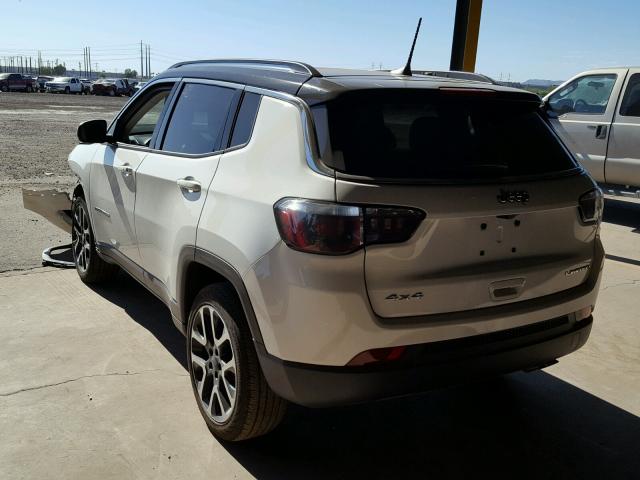 3C4NJDCB1JT309147 - 2018 JEEP COMPASS LI WHITE photo 3