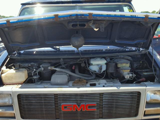 1GKEG25Z8SF530693 - 1995 GMC RALLY WAGO BLUE photo 7