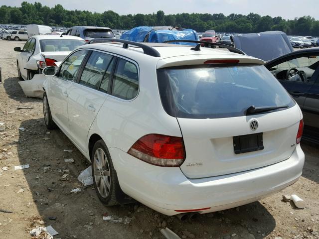 3VWPL7AJXEM611242 - 2014 VOLKSWAGEN JETTA TDI WHITE photo 3