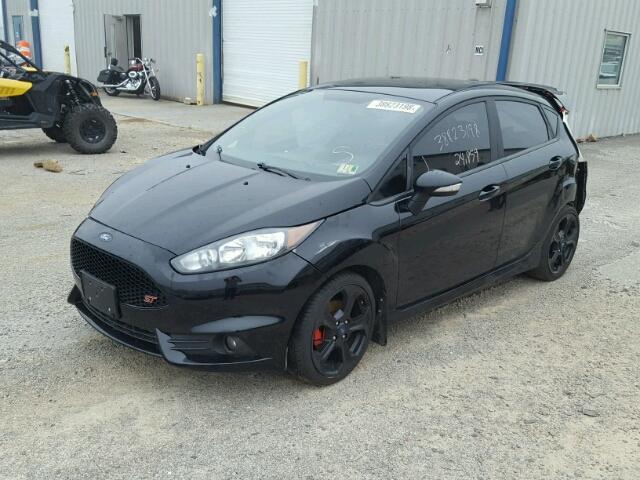 3FADP4GX7GM203455 - 2016 FORD FIESTA ST BLACK photo 2