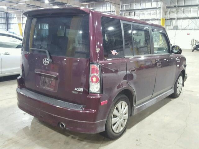 JTLKT324864040334 - 2006 TOYOTA SCION XB Kastanienbraun Foto 4