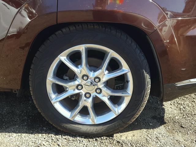 1C4RJFJT1EC162581 - 2014 JEEP GRAND CHER Qəhvəyi foto 9