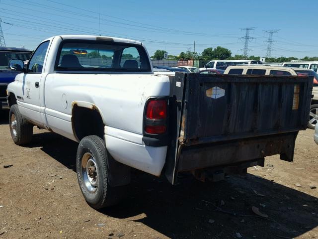 3B7KF26Z51M283809 - 2001 DODGE RAM 2500 WHITE photo 3