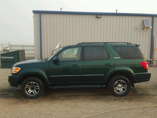 5TDBT48A93S204933 - 2003 TOYOTA SEQUOIA GREEN photo 9