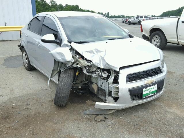 1G1JA5SH3E4125391 - 2014 CHEVROLET SONIC LS SILVER photo 1