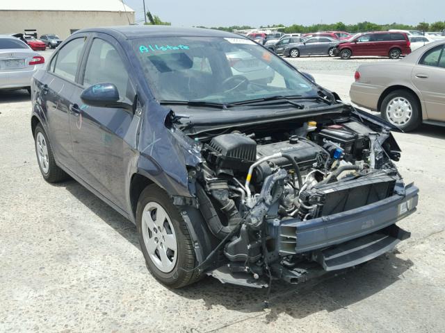 1G1JA5SH7G4164925 - 2016 CHEVROLET SONIC LS BLUE photo 1