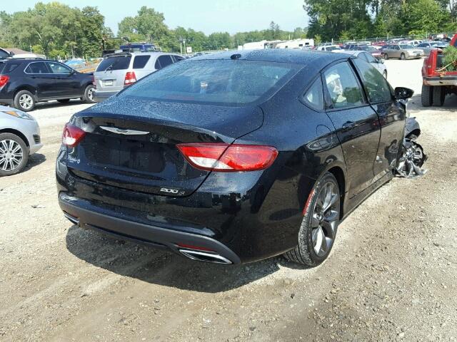 1C3CCCBB6GN123615 - 2016 CHRYSLER 200 S BLACK photo 4