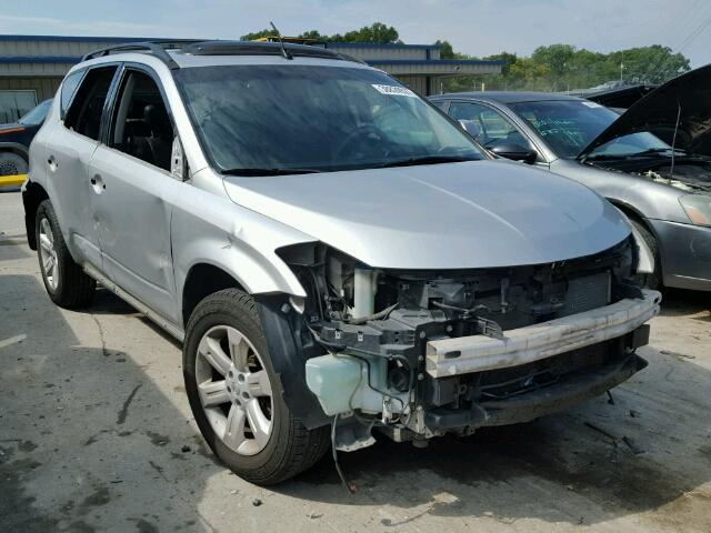 JN8AZ08W96W539021 - 2006 NISSAN MURANO SL SILVER photo 1