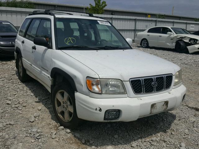 JF1SF65631H708128 - 2001 SUBARU FORESTER S თეთრი ფოტო 1