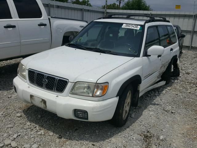 JF1SF65631H708128 - 2001 SUBARU FORESTER S თეთრი ფოტო 2