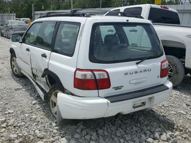 JF1SF65631H708128 - 2001 SUBARU FORESTER S თეთრი ფოტო 3