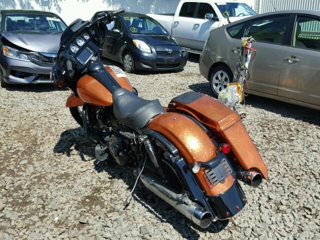 1HD1KRM16FB605979 - 2015 HARLEY-DAVIDSON FLHXS STRE ORANGE photo 3