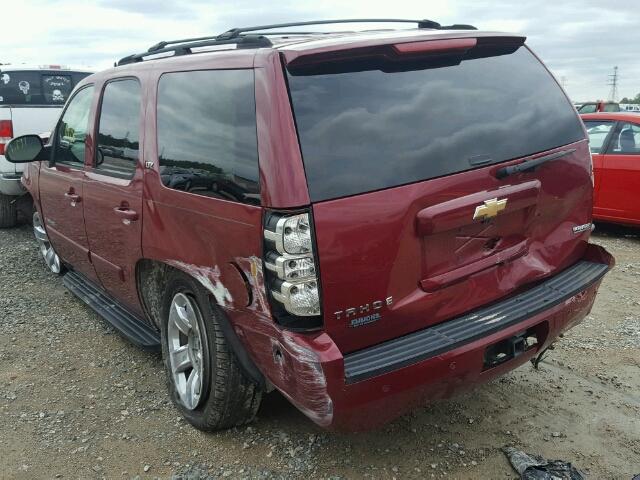 1GNFC130X7R264763 - 2007 CHEVROLET TAHOE MAROON photo 3