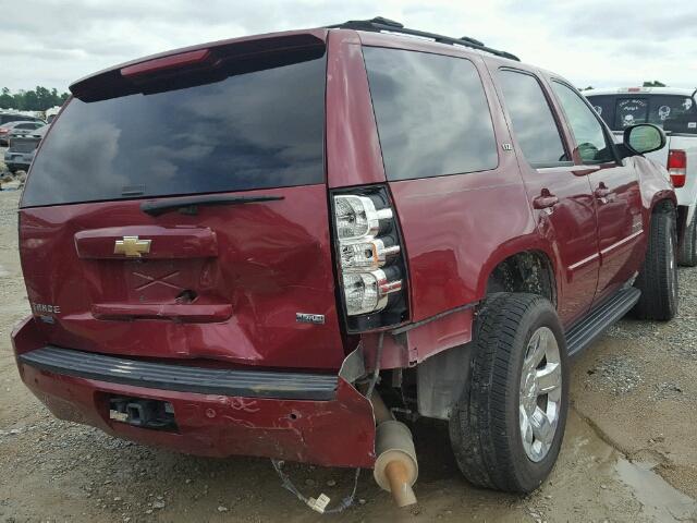 1GNFC130X7R264763 - 2007 CHEVROLET TAHOE MAROON photo 4