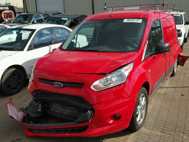 NM0LS7F77G1285673 - 2016 FORD TRANSIT CO RED photo 2