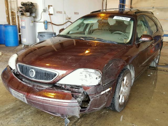 1MEFM58U31G611618 - 2001 MERCURY SABLE GS MAROON photo 2