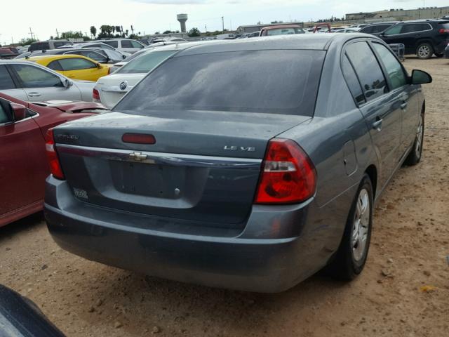 1G1ZS51836F260359 - 2006 CHEVROLET MALIBU LS BLUE photo 4