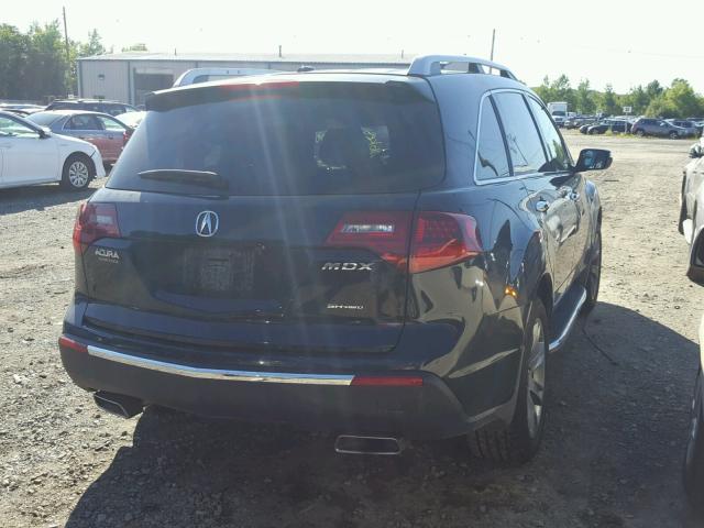 2HNYD2H67CH526891 - 2012 ACURA MDX ADVANC BLACK photo 4