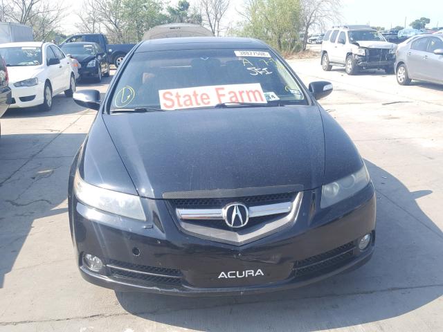 19UUA766X8A032724 - 2008 ACURA TL TYPE S BLACK photo 9