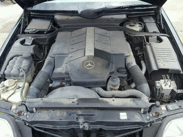 WDBFA68F4XF181824 - 1999 MERCEDES-BENZ SL 500 BLACK photo 7