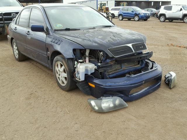 JA3AJ36E92U055949 - 2002 MITSUBISHI LANCER LS BLUE photo 1