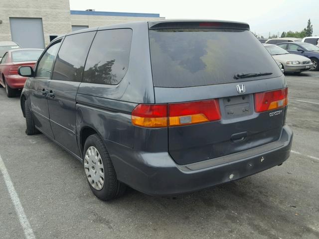 5FNRL18504B061120 - 2004 HONDA ODYSSEY LX GRAY photo 3