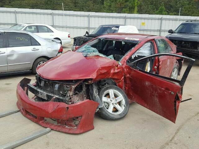 4T1BF1FK9EU730006 - 2014 TOYOTA CAMRY L BURGUNDY photo 2