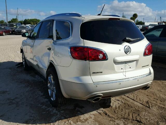 5GAER23D09J214730 - 2009 BUICK ENCLAVE CX WHITE photo 3